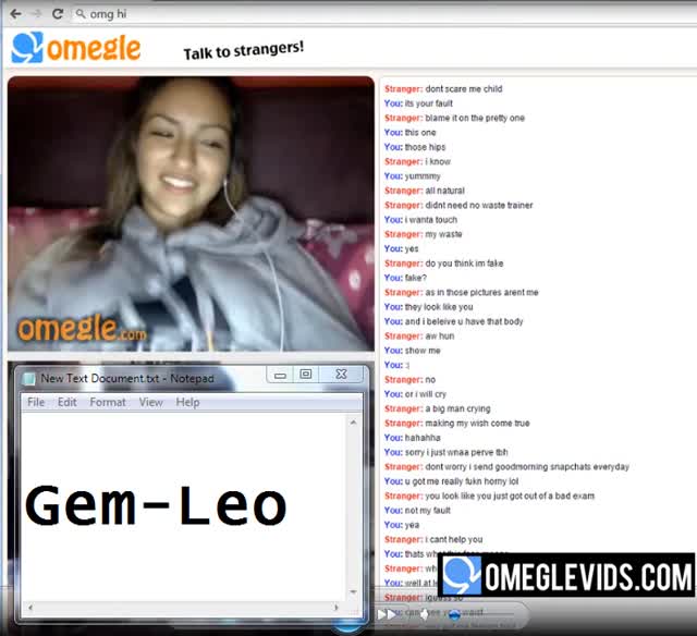 Gem Leo Omegle Rides the webcam