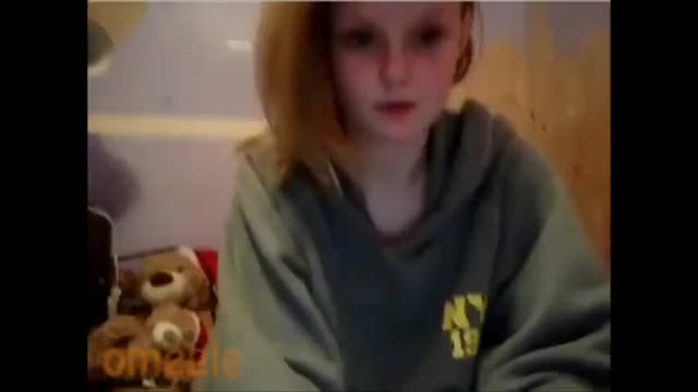 [Omegle] Teen Shows Off Her Pale Boobs